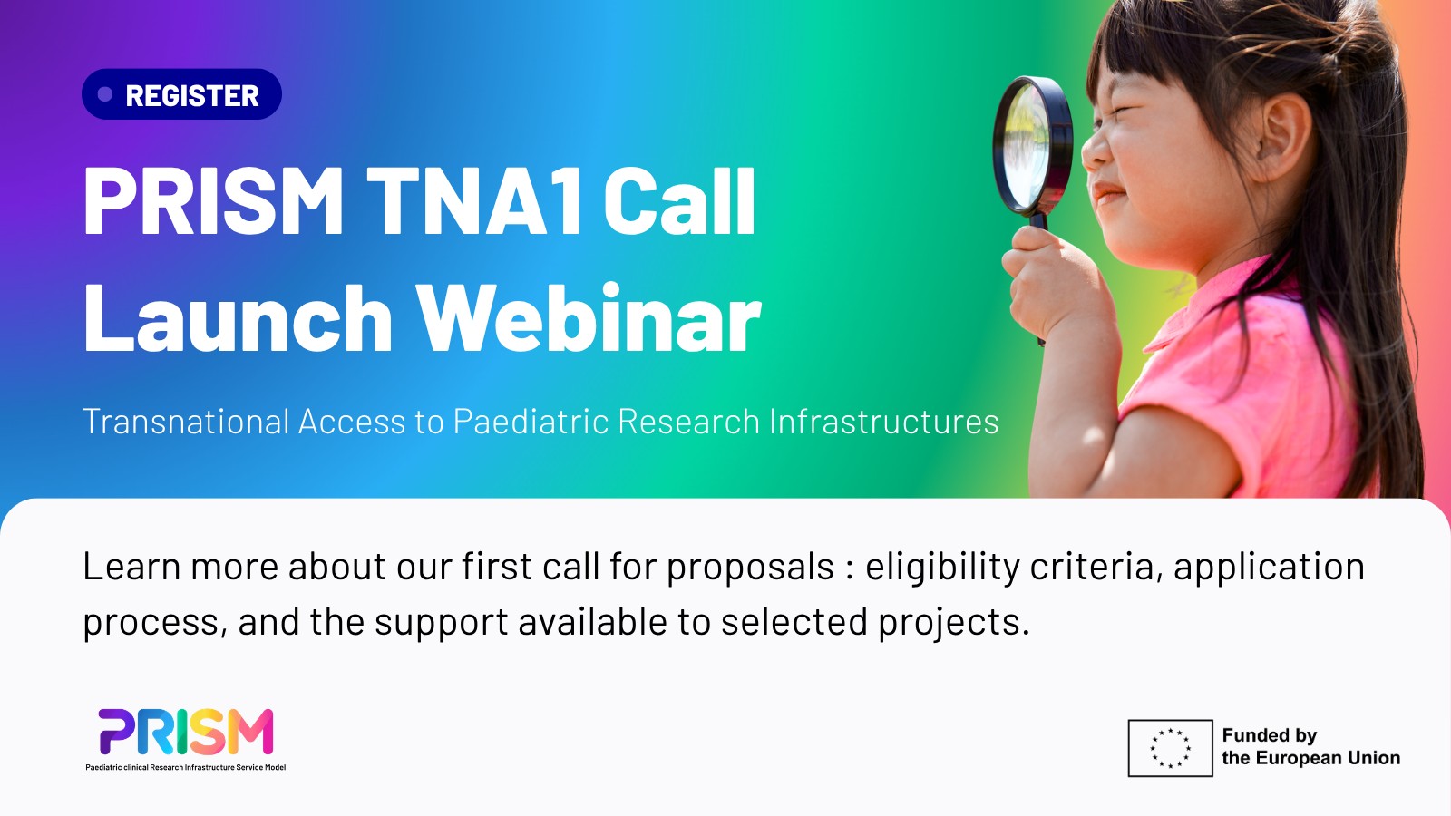 PRISM TNA1 Call Launch Webinar banner